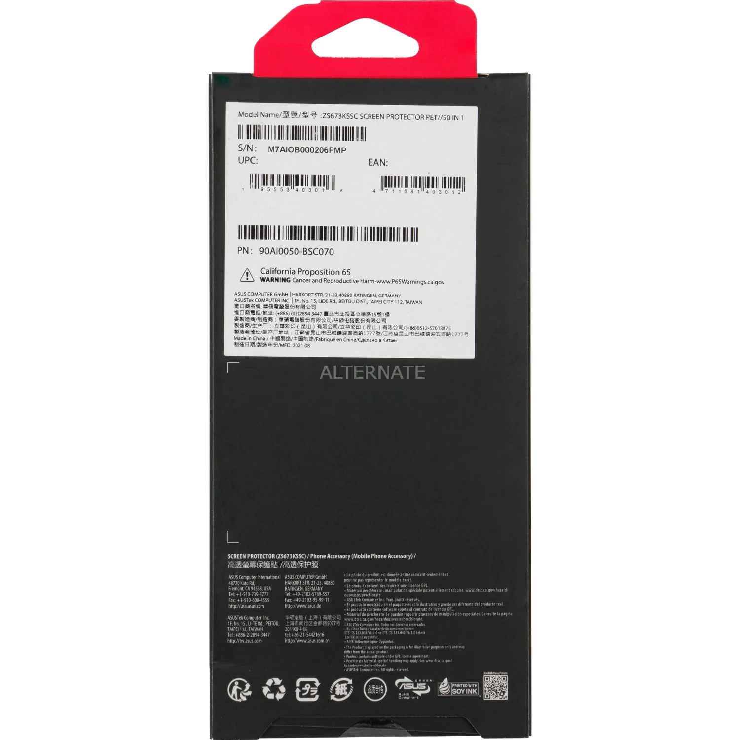 Displayschutzfolien ASUS Displayschutzfolie (transparent, ASUS ROG Phone 5(S)) – Bild 3