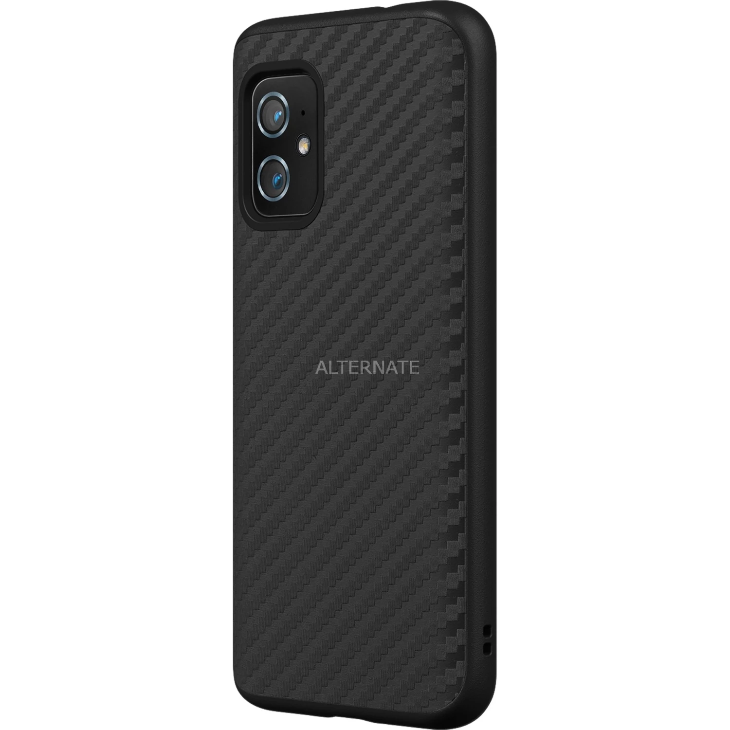 Handy Hüllen ASUS SolidSuit Carbon Case, Handyhülle (carbon, ASUS Zenfone 8)
