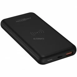 Powerbanks Ansmann Powerbank 10000 MAh PB218 Wireless (schwarz, 10.000 MAh)