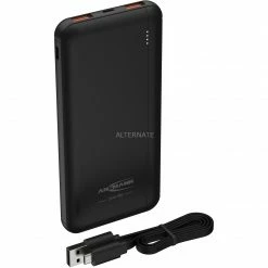 Powerbanks Ansmann Powerbank 10000 MAh PB320PD (schwarz, 10.000 MAh)