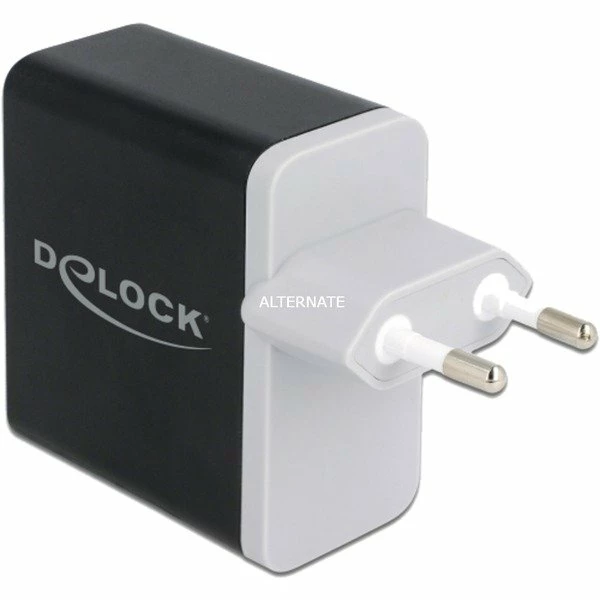 Handy Ladegeräte DeLOCK USB Ladegerät 1 X USB Type-C PD 3.0 / Qualcomm Quick Charge 4+ Mit 27 W (schwarz) – Bild 2