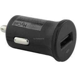 Handy Ladegeräte HyCell Carcharger USB 1A 1Port, Ladegerät (schwarz, 1000-0015)