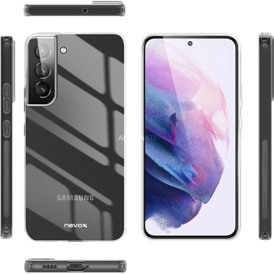 Handy Hüllen Nevox StyleShell Flex, Handyhülle (transparent, Samsung Galaxy S22) – Bild 5