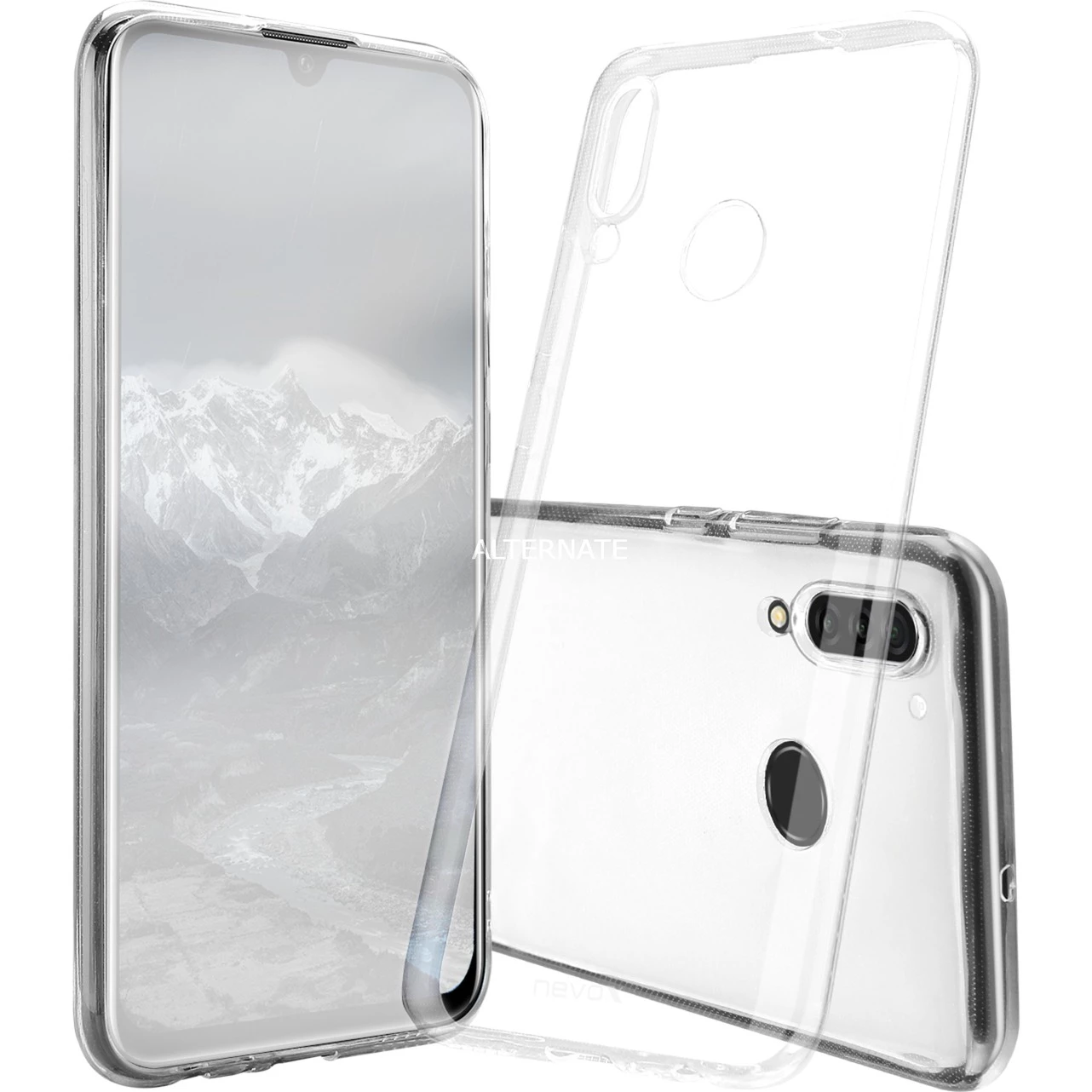 Handy Hüllen Nevox StyleShell Flex, Handyhülle (transparent, Huawei P40 Lite)