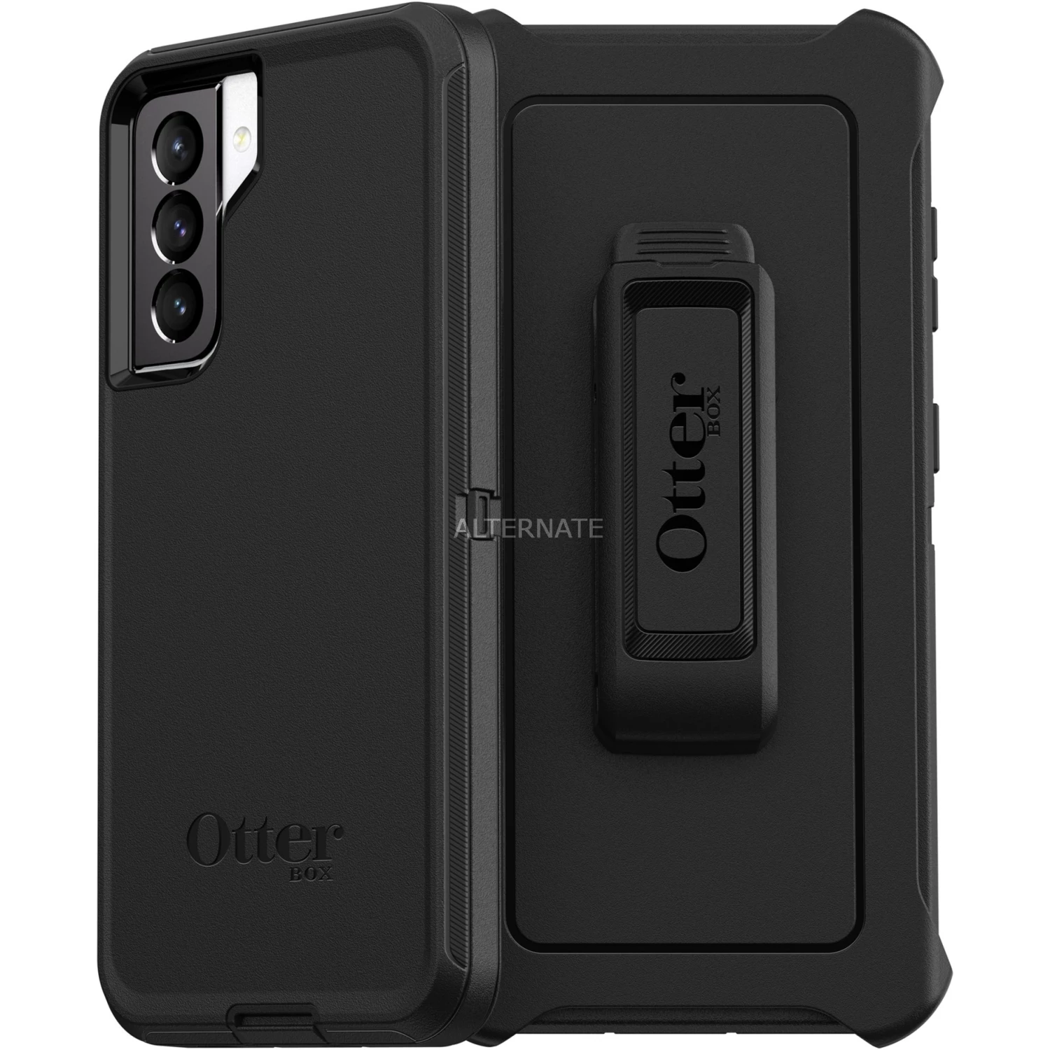 Handy Hüllen Otterbox Defender, Handyhülle (schwarz, Samsung Galaxy S21 5G)