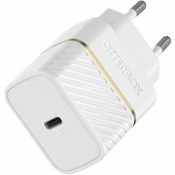 Notebook Netzteile Otterbox EU Wall Charger, Ladegerät (weiß, EU Stecker, USB-C)
