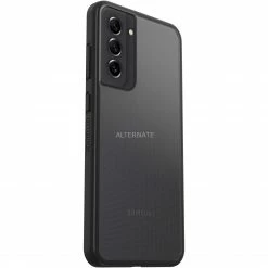 Handy Hüllen Otterbox React Series PRO Pack, Handyhülle (schwarz, Samsung Galaxy S21 FE 5G, Black Crystal)