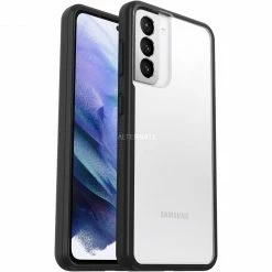 Handy Hüllen Otterbox React, Handyhülle (transparent/schwarz, Samsung Galaxy S21 5G)