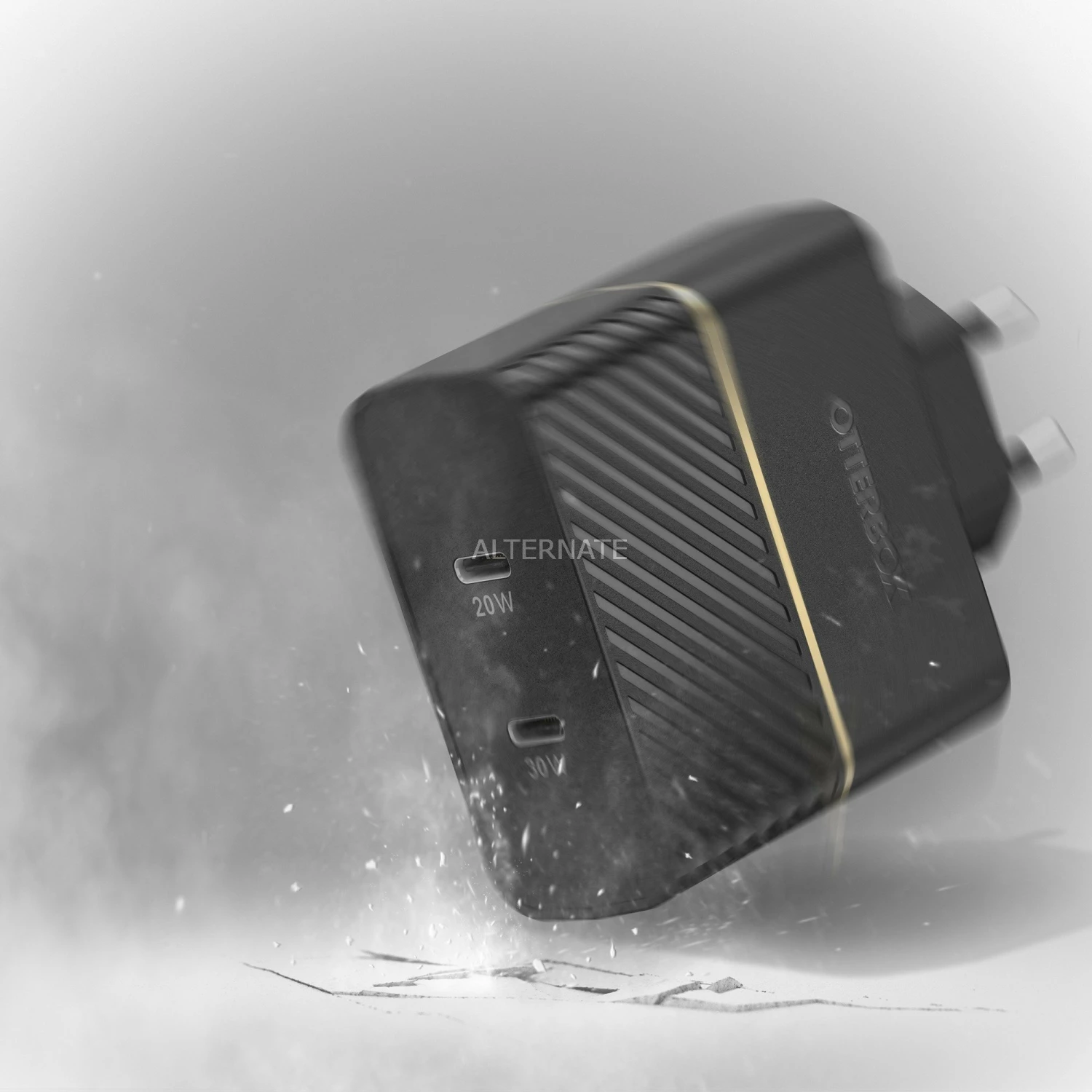 Handy Ladegeräte Otterbox USB-C Wand-schnellladegerät, 50W Combined (schwarz) – Bild 5