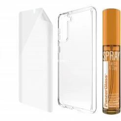 Displayschutzfolien PanzerGlass 360° Tech Hygiene Pack, Schutzfolie (transparent, Samsung Galaxy S21 5G)
