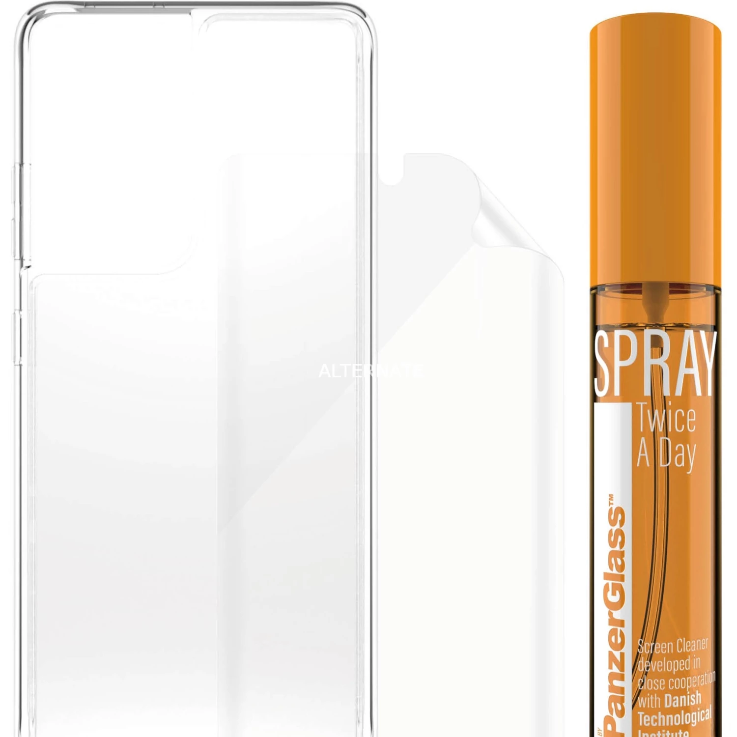 Displayschutzfolien PanzerGlass 360° Tech Hygiene Pack, Schutzfolie (transparent, Samsung Galaxy S21 Ultra 5G) – Bild 5