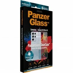 Handy Hüllen PanzerGlass ClearCase, Handyhülle (transparent, Samsung Galaxy S21 Ultra)