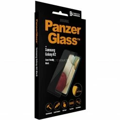 Displayschutzfolien PanzerGlass Displayschutz, Schutzfolie (transparent/schwarz, Samsung Galaxy A12)
