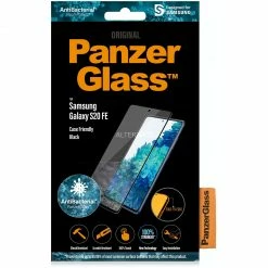 Displayschutzfolien PanzerGlass Displayschutz, Schutzfolie (transparent/schwarz, Samsung Galaxy S20 FE)
