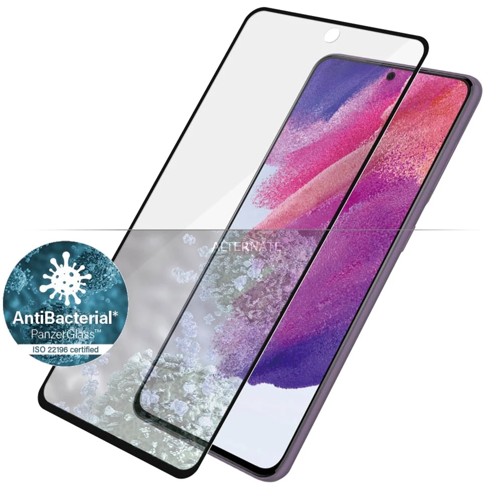 Displayschutzfolien PanzerGlass Displayschutz, Schutzfolie (transparent/schwarz, Samsung Galaxy S21 FE) – Bild 4