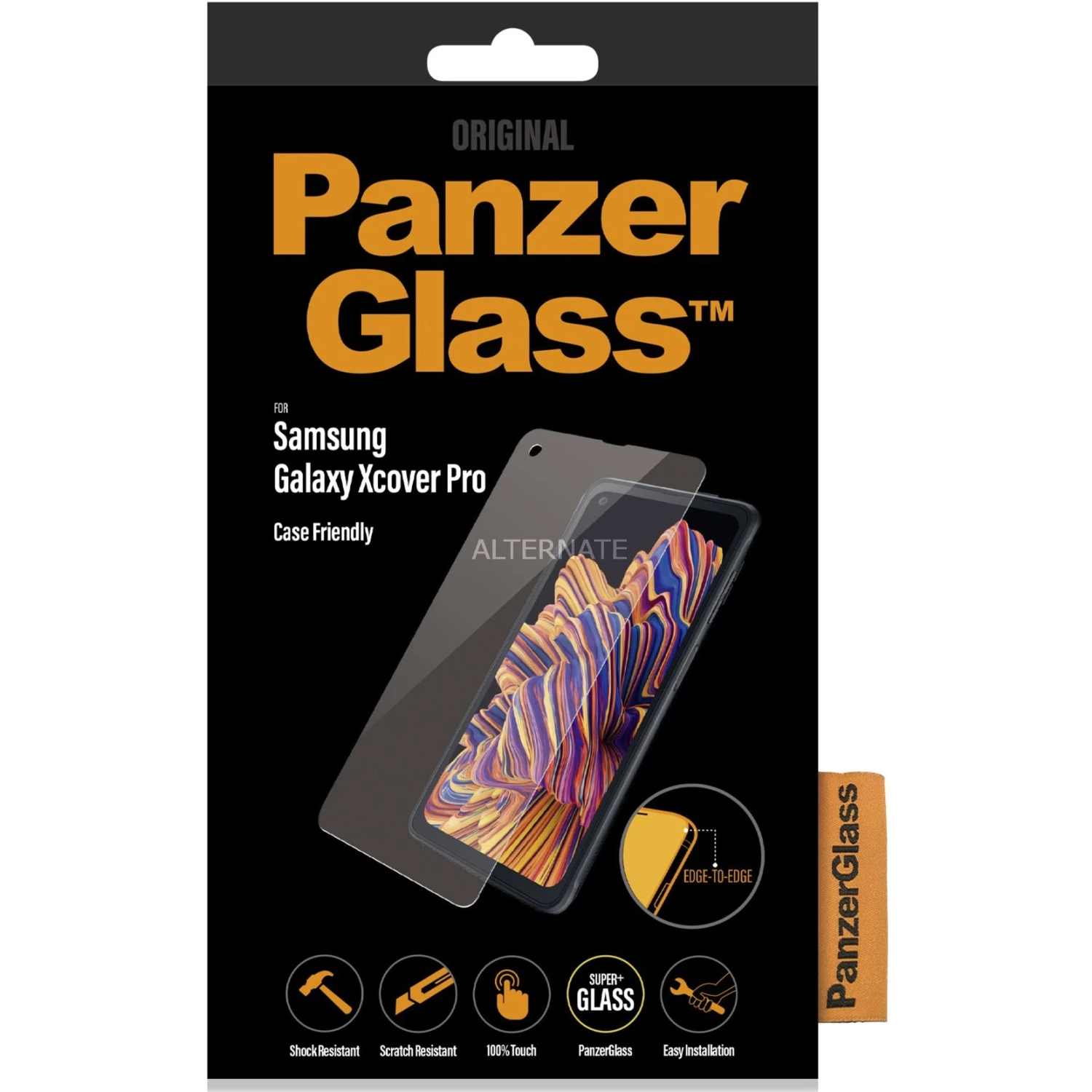 Displayschutzfolien PanzerGlass Displayschutz, Schutzfolie (transparent, Samsung Galaxy XCover Pro)