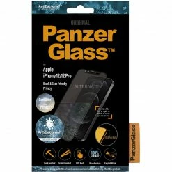 Displayschutzfolien PanzerGlass Dual Privacy Displayschutz, Schutzfolie (transparent/schwarz, IPhone 12 | 12 Pro)