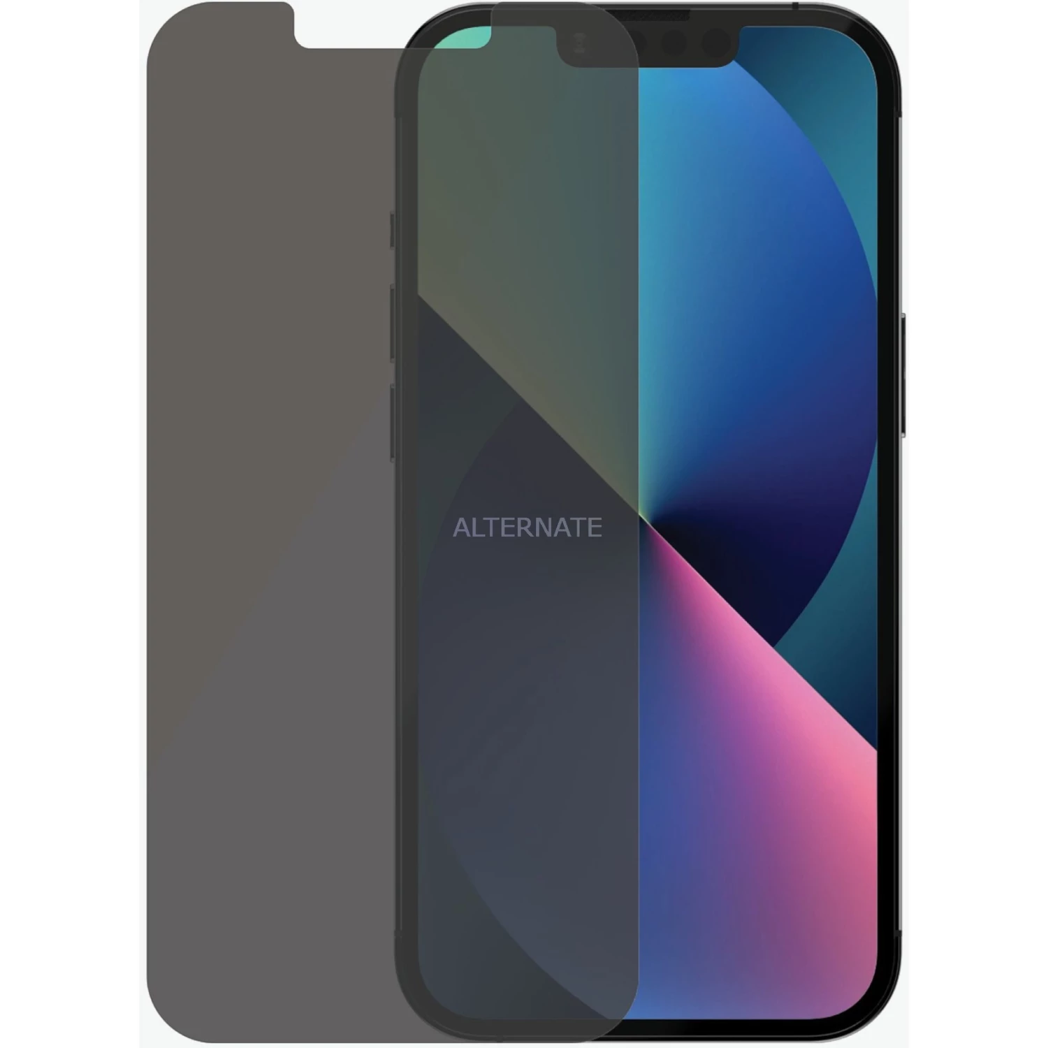 Displayschutzfolien PanzerGlass Privacy, Schutzfolie (schwarz, IPhone 13 | 13 Pro) – Bild 3