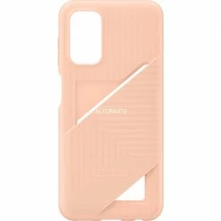 Handy Hüllen SAMSUNG Card Slot Cover, Handyhülle (pfirsich, Samsung Galaxy A13)