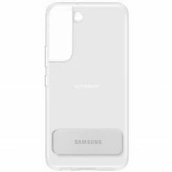Handy Hüllen SAMSUNG Clear Standing Cover, Handyhülle (transparent, Samsung Galaxy S22)
