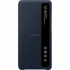 Handy Hüllen SAMSUNG Clear View Cover, Handyhülle (dunkelblau, Samsung Galaxy S20 FE)