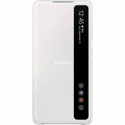 Handy Hüllen SAMSUNG Clear View Cover, Handyhülle (weiß, Samsung Galaxy S20 FE)