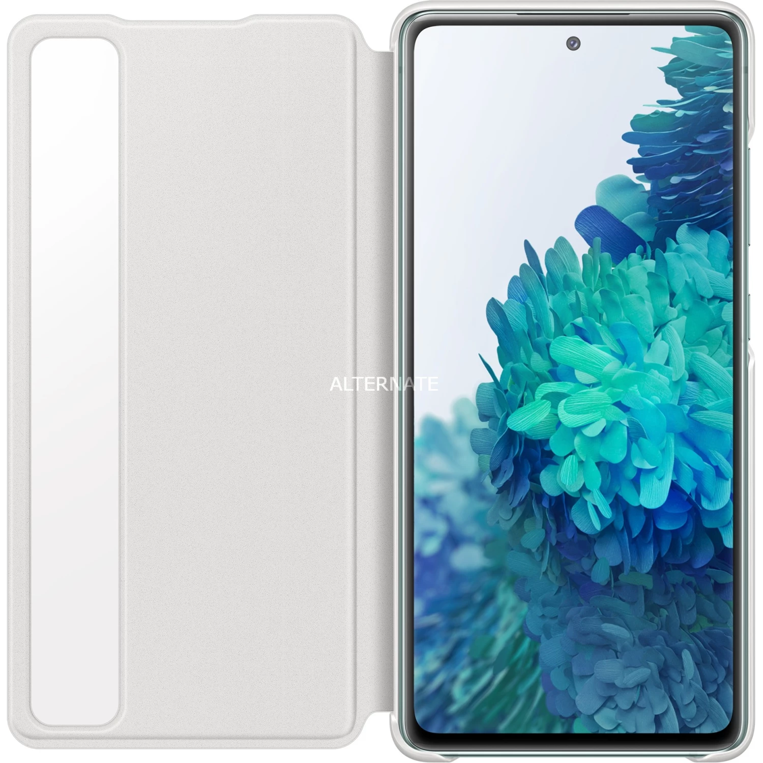 Handy Hüllen SAMSUNG Clear View Cover, Handyhülle (weiß, Samsung Galaxy S20 FE) – Bild 4