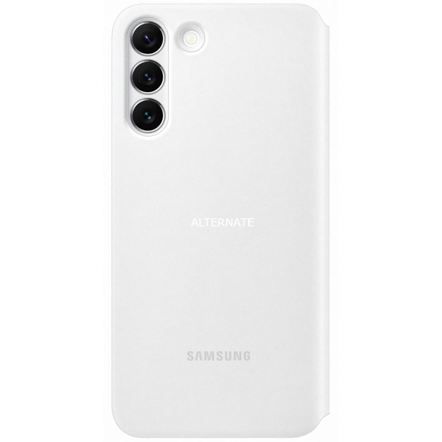 Handy Hüllen SAMSUNG Clear View Cover, Handyhülle (weiß, Samsung Galaxy S22+) – Bild 2