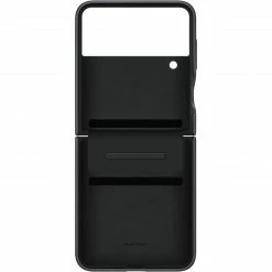 Handy Hüllen SAMSUNG Flap Leather Cover, Handyhülle (schwarz, Samsung Galaxy Z Flip4)