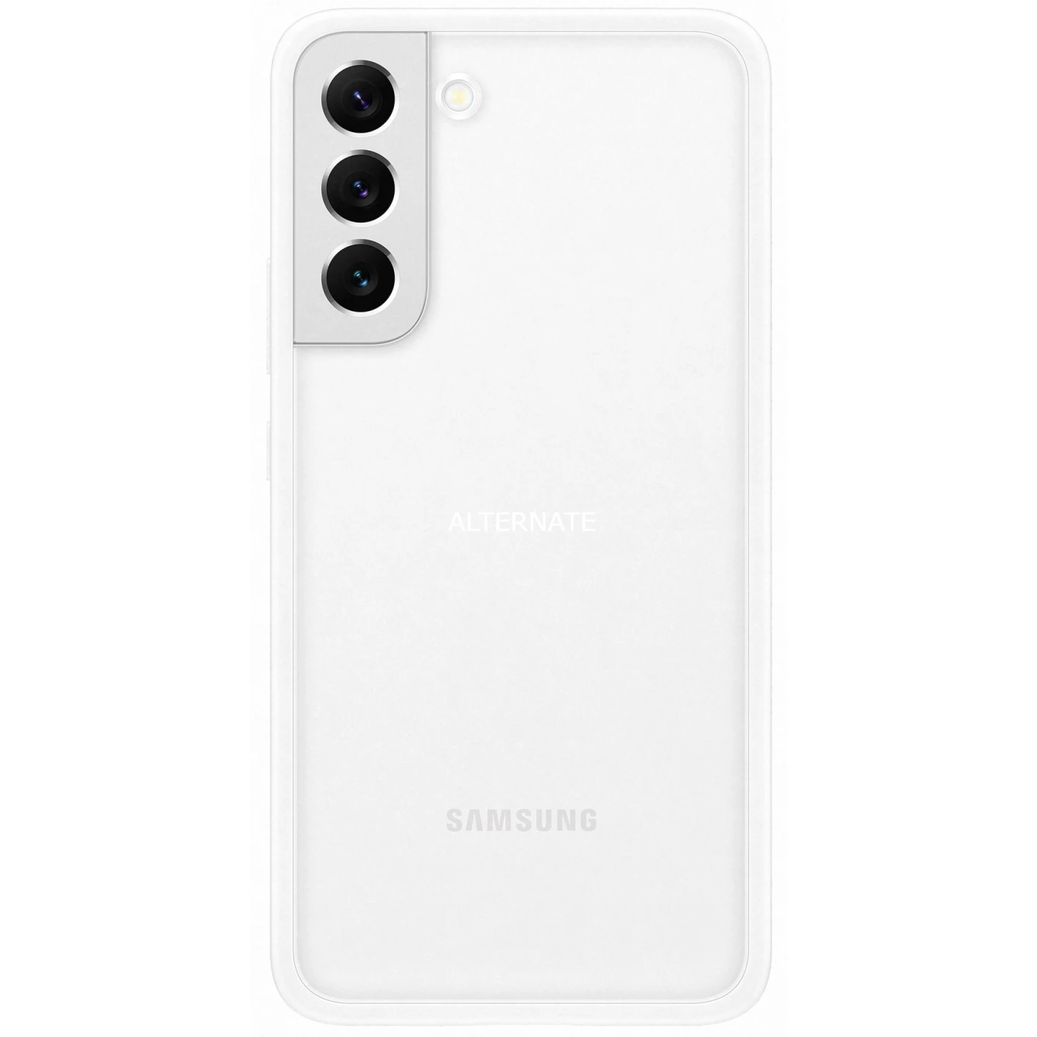 Handy Hüllen SAMSUNG Frame Cover, Handyhülle (weiß/transparent, Samsung Galaxy S22+) – Bild 2