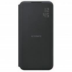 Handy Hüllen SAMSUNG LED View Cover, Handyhülle (schwarz, Samsung Galaxy S22+)