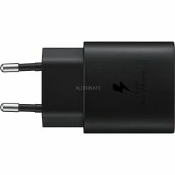 Handy Ladegeräte SAMSUNG Ladeadapter Mit Schnellladefunktion EP-TA800N, Ladegerät (schwarz, USB Type-C, 25 W)