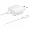 Handy Ladegeräte SAMSUNG Ladeadapter Mit Schnellladefunktion EP-TA845, Ladegerät (weiß, USB Type-C, 45 W)