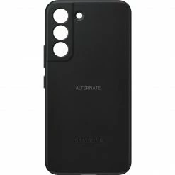 Handy Hüllen SAMSUNG Leather Cover, Handyhülle (schwarz, Samsung Galaxy S22)