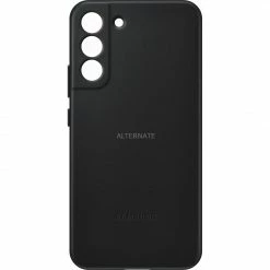 Handy Hüllen SAMSUNG Leather Cover, Handyhülle (schwarz, Samsung Galaxy S22+)
