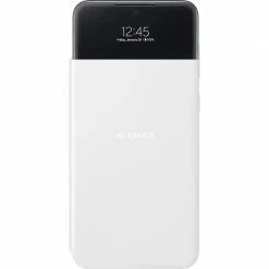 Handy Hüllen SAMSUNG S View Wallet Cover, Handyhülle (weiß, Samsung Galaxy A33 5G)