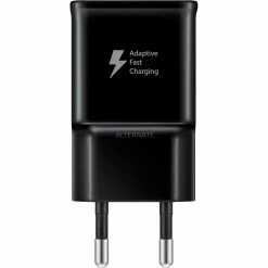 Handy Ladegeräte SAMSUNG Schnellladeadapter 15W, Ladestation (schwarz)