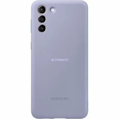Handy Hüllen SAMSUNG Silicone Cover, Handyhülle (violett, Samsung Galaxy S21+ 5G)