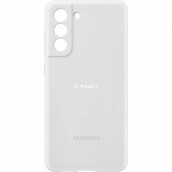 Handy Hüllen SAMSUNG Silicone Cover, Handyhülle (weiß, Samsung Galaxy S21 FE)