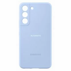 Handy Hüllen SAMSUNG Silicone Cover, Handyhülle (blau, Samsung Galaxy S22)