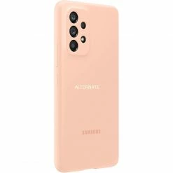 Handy Hüllen SAMSUNG Silicone Cover, Handyhülle (pfirsich, Samsung Galaxy A53 5G)