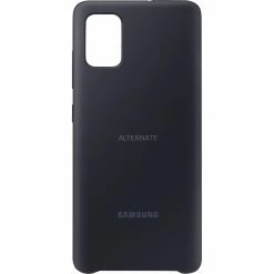 Handy Hüllen SAMSUNG Silicone Cover, Handyhülle (schwarz, Samsung Galaxy A71)