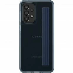 Handy Hüllen SAMSUNG Slim Strap Cover, Handyhülle (schwarz, Samsung Galaxy A33 5G)
