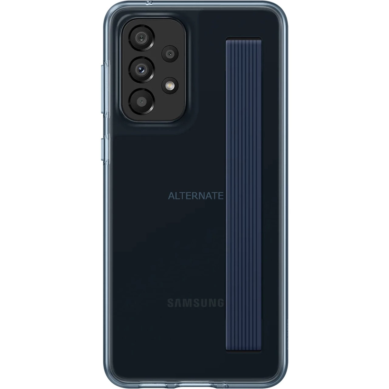 Handy Hüllen SAMSUNG Slim Strap Cover, Handyhülle (schwarz, Samsung Galaxy A33 5G)