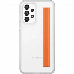 Handy Hüllen SAMSUNG Slim Strap Cover, Handyhülle (transparent, Samsung Galaxy A33 5G)