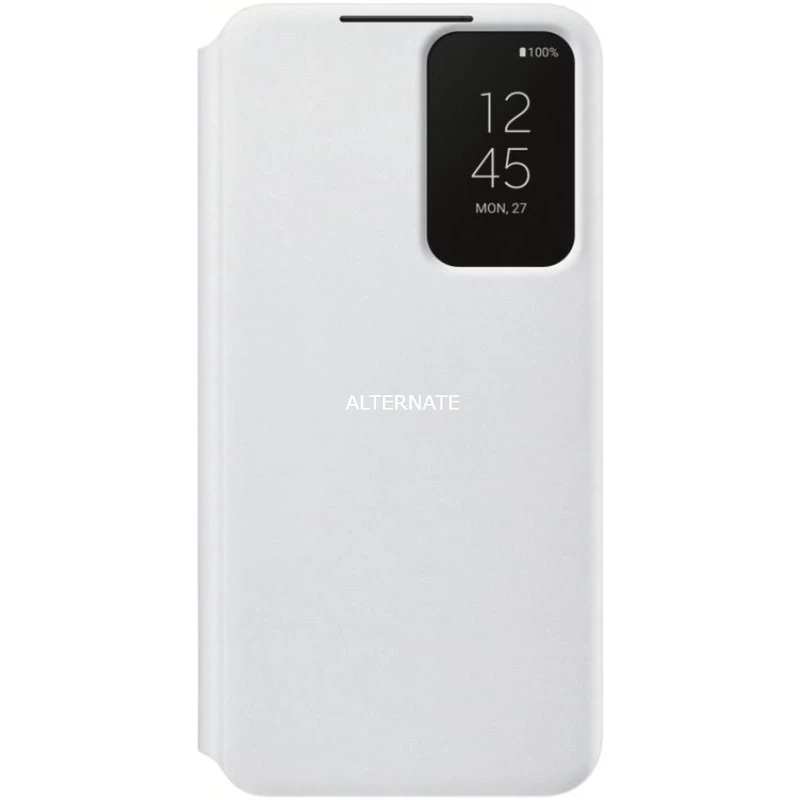 Handy Hüllen SAMSUNG Smart Clear View Cover, Handyhülle (weiß, Samsung Galaxy S22) – Bild 2