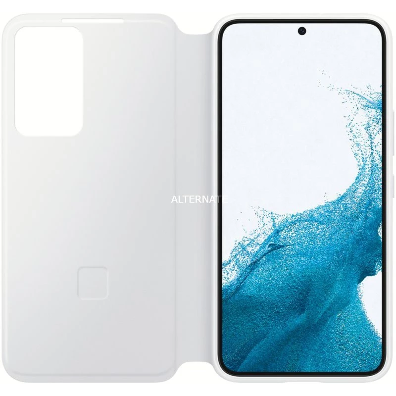 Handy Hüllen SAMSUNG Smart Clear View Cover, Handyhülle (weiß, Samsung Galaxy S22) – Bild 4