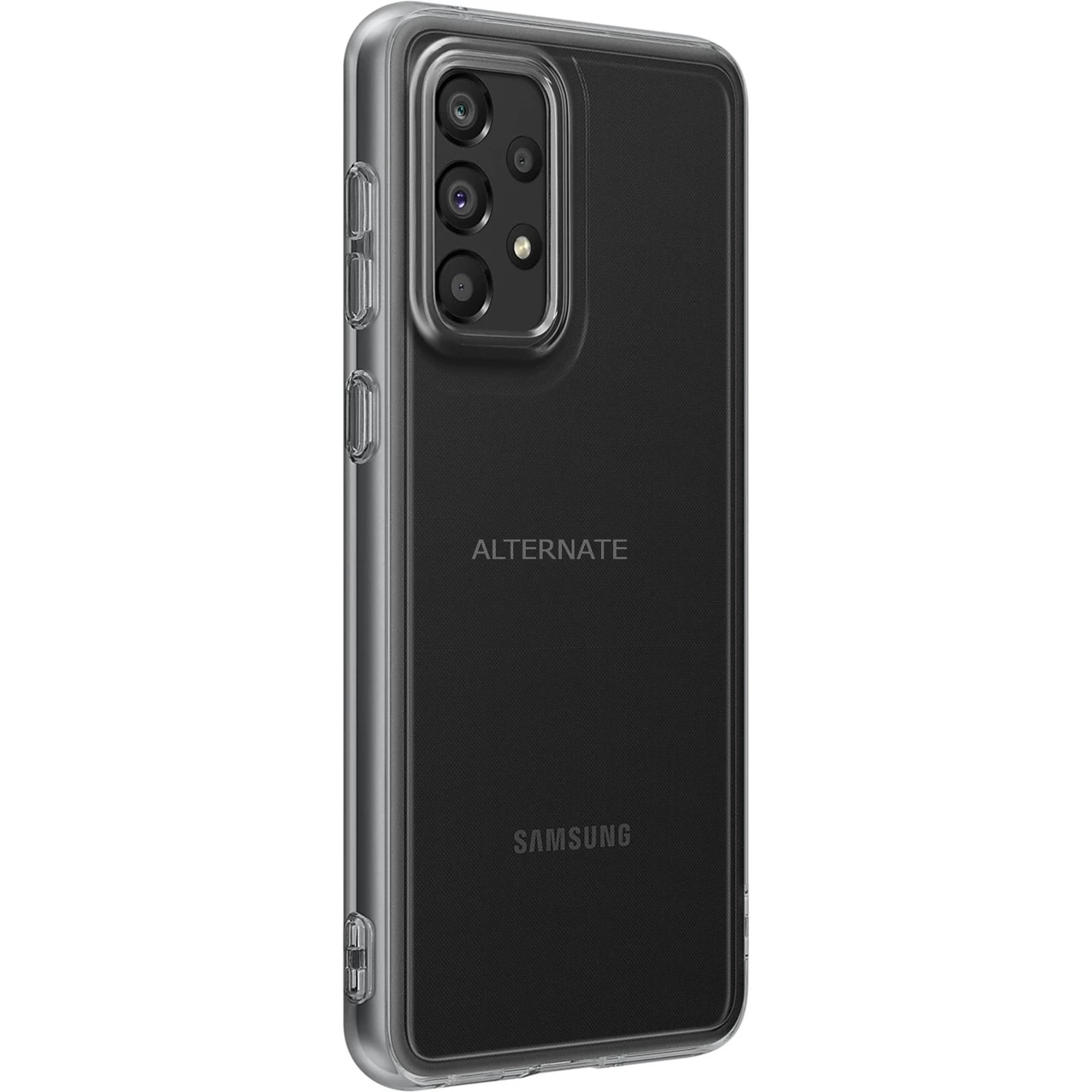 Handy Hüllen SAMSUNG Soft Clear Cover, Handyhülle (schwarz, Samsung Galaxy A33 5G)