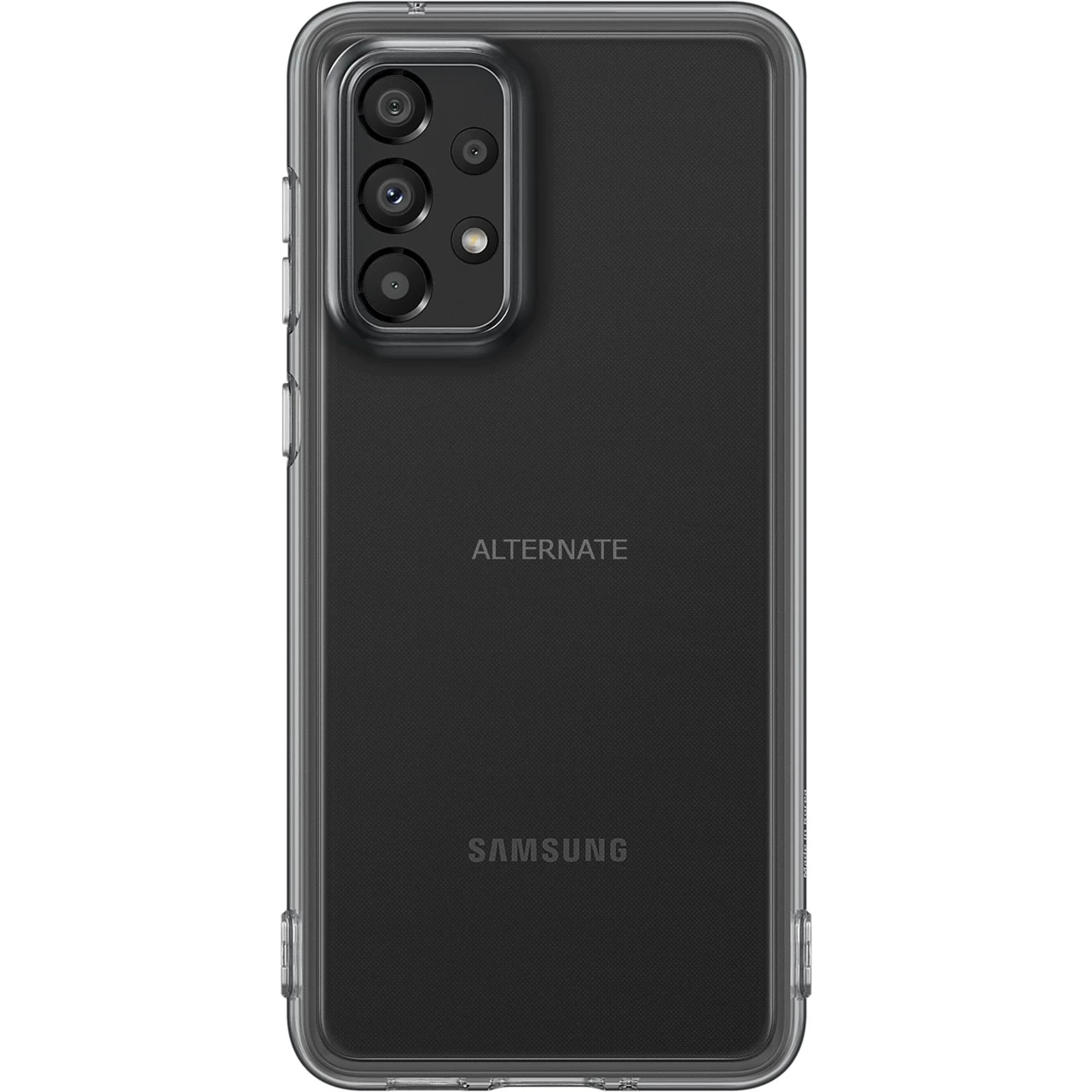 Handy Hüllen SAMSUNG Soft Clear Cover, Handyhülle (schwarz, Samsung Galaxy A33 5G) – Bild 2