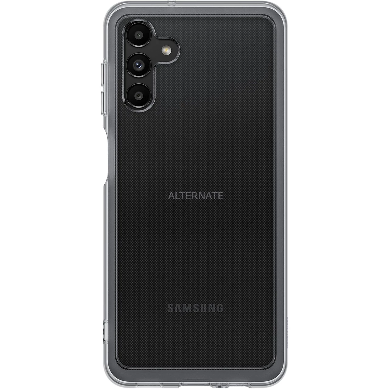 Handy Hüllen SAMSUNG Soft Clear Cover, Handyhülle (schwarz, Samsung Galaxy A13 5G) – Bild 3
